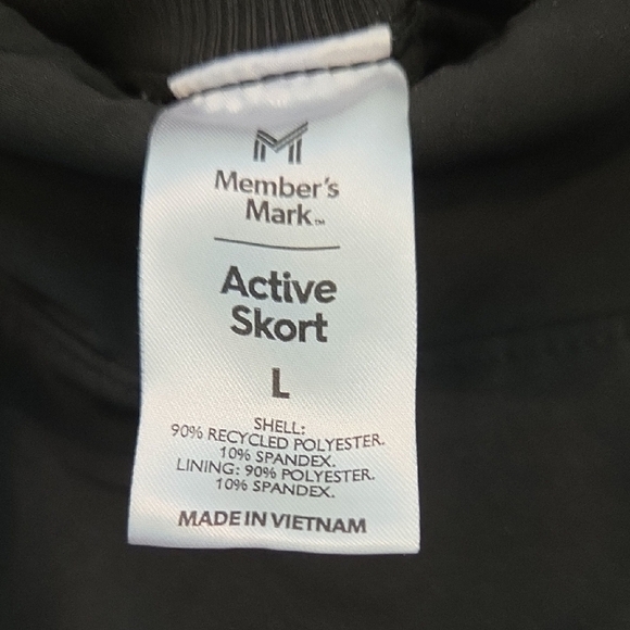 Black A-Line Mini Skorts for Work - Picture 8 of 13